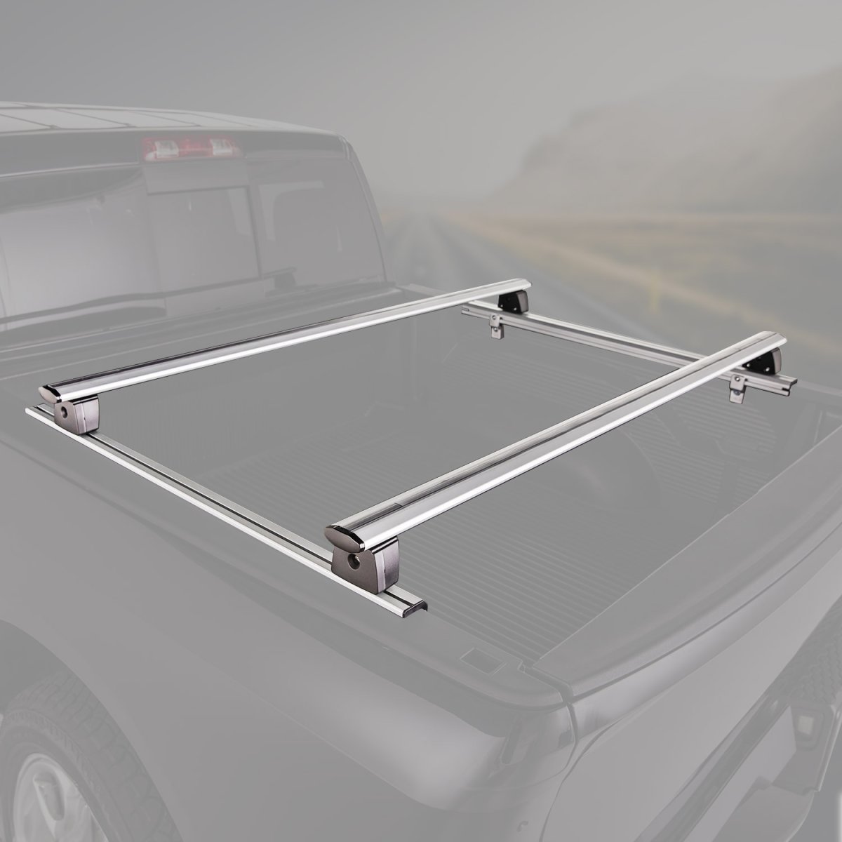 GMC Sierra Truck Rack Bed - Omac - Menabo - Silver - 2019